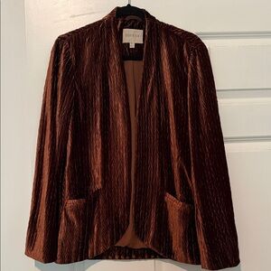 Moon River Velvet Amber Blazer - Size Medium